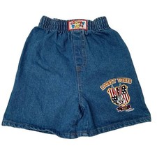 VTG 90s Y2K Kid s Denim Looney Tunes Bugs Bunny Shorts Size 5