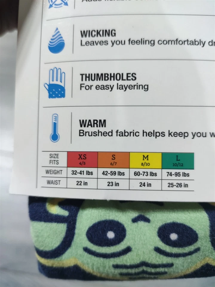 Roupa íntima masculina Star Wars pequena 6-7 pijama Mandalorian calça camisa térmica - Imagem 4 de 4