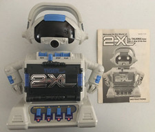 Vintage 1992 Tiger Electronics 2- XL Talking Robot Cassette Tape Player VGC