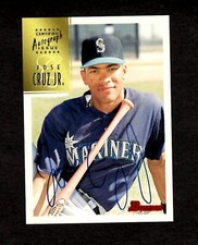 Jose Cruz Jr 1997 Bowman Certified Blue Ink  Autograph Card #CA18