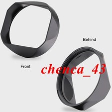 Black/Silver/Bronz Aluminium Alloy Lens Hood for Leica Q QP Q2 Q3 28mm Lens Hood