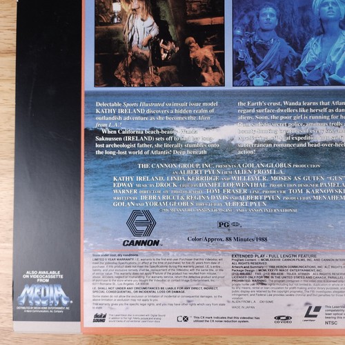 Alien From LA Laserdisc LD Movie Cannon 1998 Kathy Ireland - Imagen 10 de 12