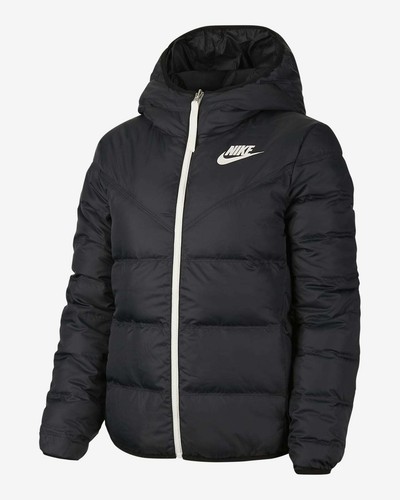 nike black down filled jacket