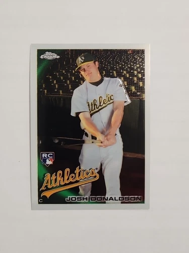 2010 Topps Chrome Josh Donaldson #191 Rookie Card Oakland A's Baseball Card 