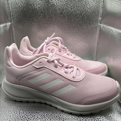 Adidas Tensor Run 2.0 Clear Pink/Chalk White Unisex Big Kid Shoes Size 7 US