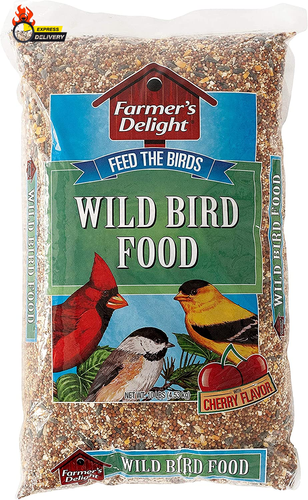 53002 Farmer'S Delight Wild Bird Food with Cherry Flavor, 10-Pound Bag - Picture 10 of 12