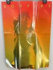 AC/DC "BONFIRE" PROMO POSTER - Australian Heavy Metal Music