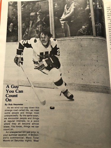1975 EDMONTON Oilers NEW ENGLAND Whalers Program ALLIE SUTHERLAND Jacques PLANTE - Picture 3 of 6