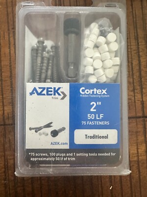 AZEK Trim Cortex Hidden Fastening System 2'' 50 LF 75 FASTENERS