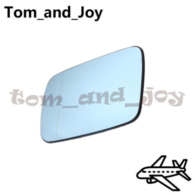 Right Side Aspherical Blue Heated Mirror Glass For BMW E46 Coupe & Convertible | OEM Fit Replacement