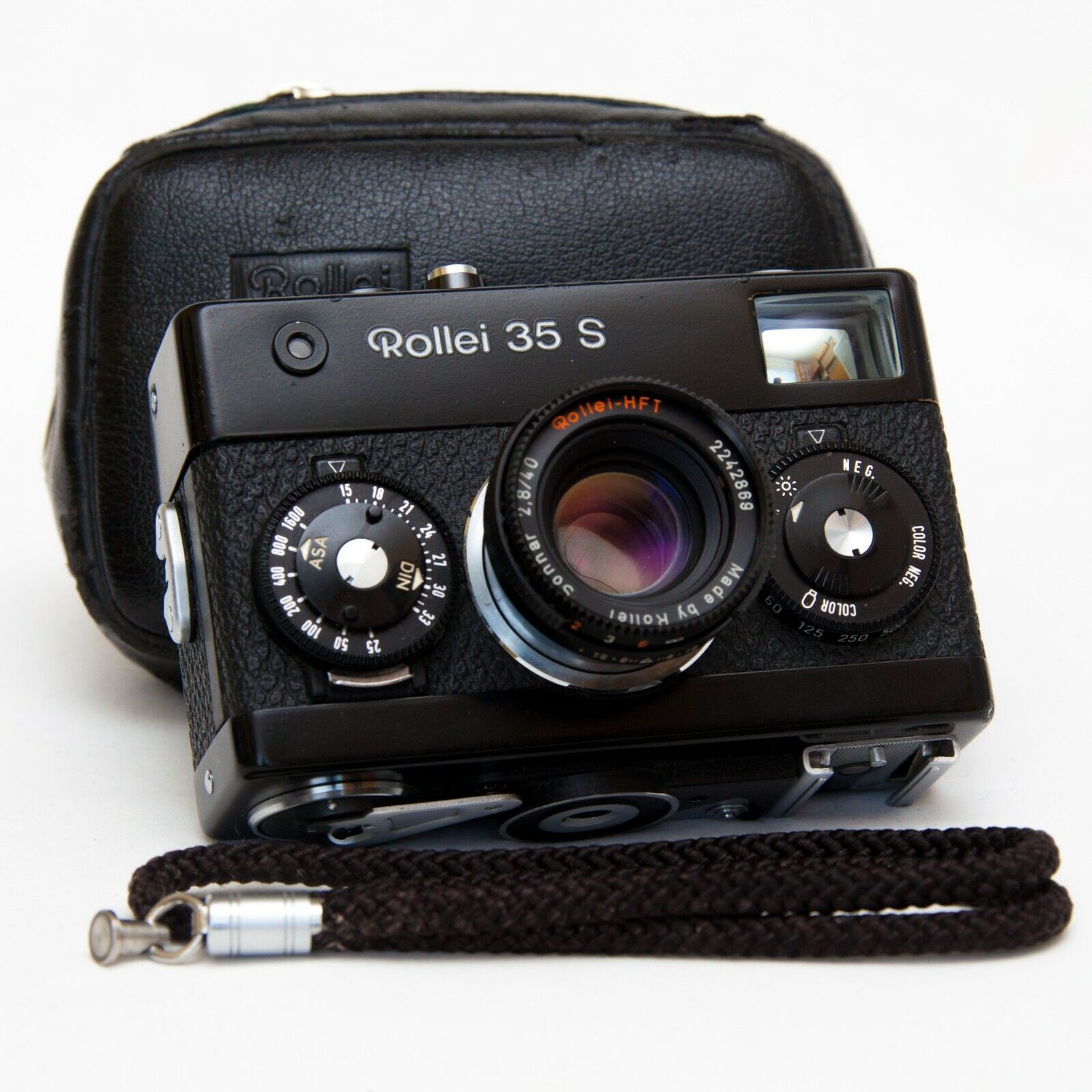 ウィンターセール ☆美品☆ Rollei 35 ブラック ☆凹み無し！露出計