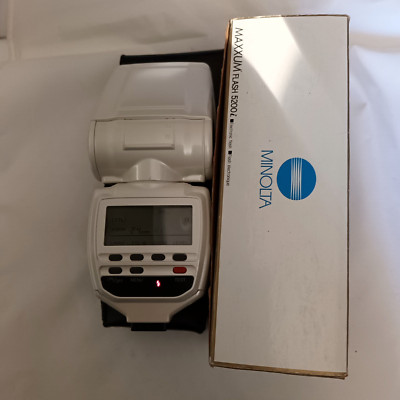 Minolta Blitz 5200i Weiss. Flash Minolta white 5200i. Brandneu. Nie benutzt