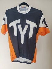 AK Apparel TYT "The Young Turks" Men cycling jersey lightweight sz L USA made
