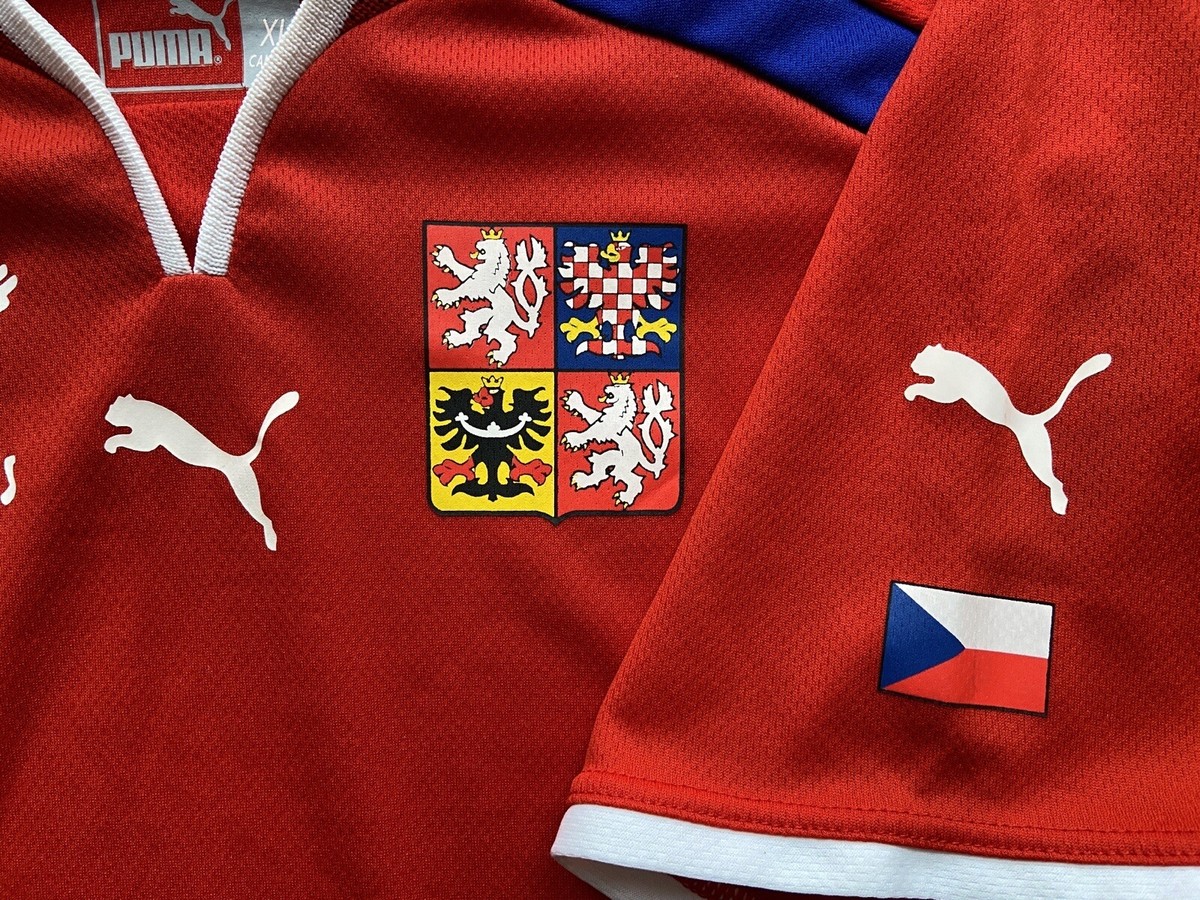 CZECH REPUBLICH 2000 2001 HOME FOOTBALL SHIRT SOCCER JERSEY PUMA