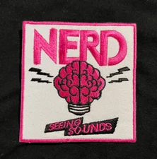 N.E.R.D. Patch - Seeing Sounds - star trak - nerd - hip hop iron on