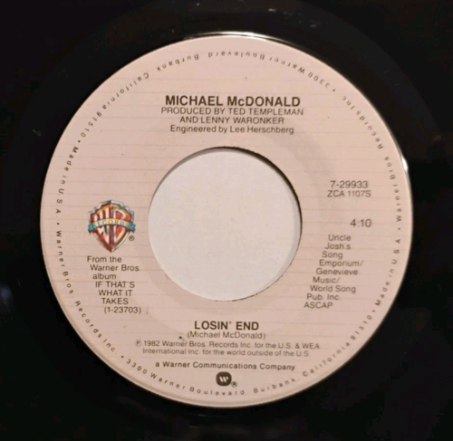 Michael Mc Donald - I Keep Forgettin / Losin' End 1982 45 RPM 7" - Picture 3 of 6