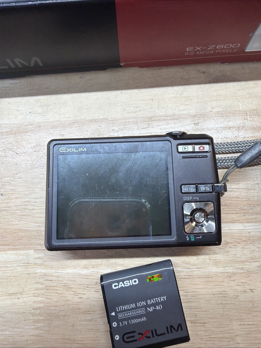 Casio Exilim EX-Z600 6.0 Mega Pixels Digital Camera- Parts. F | eBay