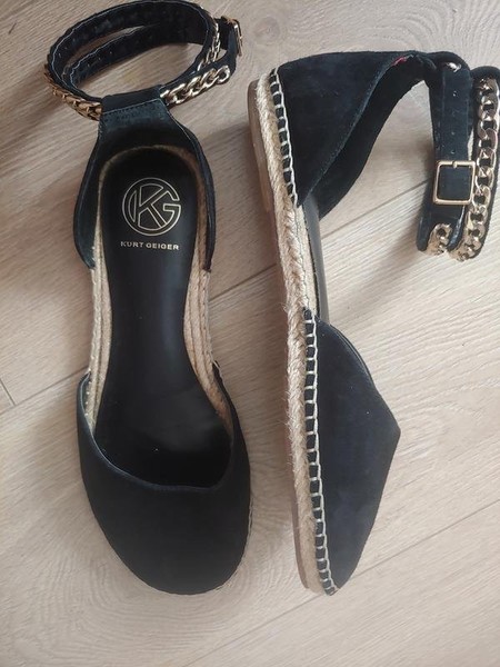 Women Kurt Geiger Sandals Black Suede 39