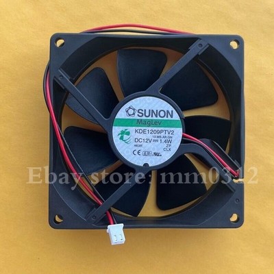 1 pc.   KDE1209PTV2 12V 1.4W 9025 9CM 2-Wire Cooling Fan *p0