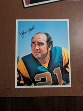 1973 All Pro Graphics John Hadl Los Angeles Rams Qb 8x10