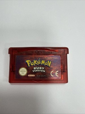 Pokemon Rubin Version Gameboy Advance ORIGINAL CARTRIDGE Nur Cartridge Gratis Versand