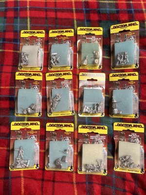 12 Citadel Miniatures Dr Who In Original Blister Packs