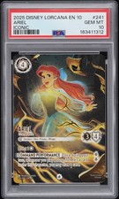 2025 DISNEY LORCANA EN 10-WHISPERS IN THE WELL ARIEL - ETHEREAL VOICE PSA 10