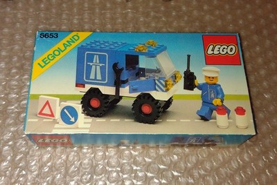 NEU VINTAGE LEGO CLASSIC TOWN SET 6653 HIGHWAY NOTFALL VAN NEUWERTIG IN VERSIEGELTER BOX!