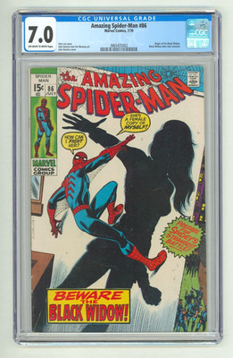 Amazing Spider-Man #86 CGC Marvel Comics - F-VF 7.0 White Pages