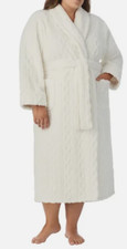 NEW Women's Plus Size Robe Full Length Winter Bath Robe SIZE: XL NWOT