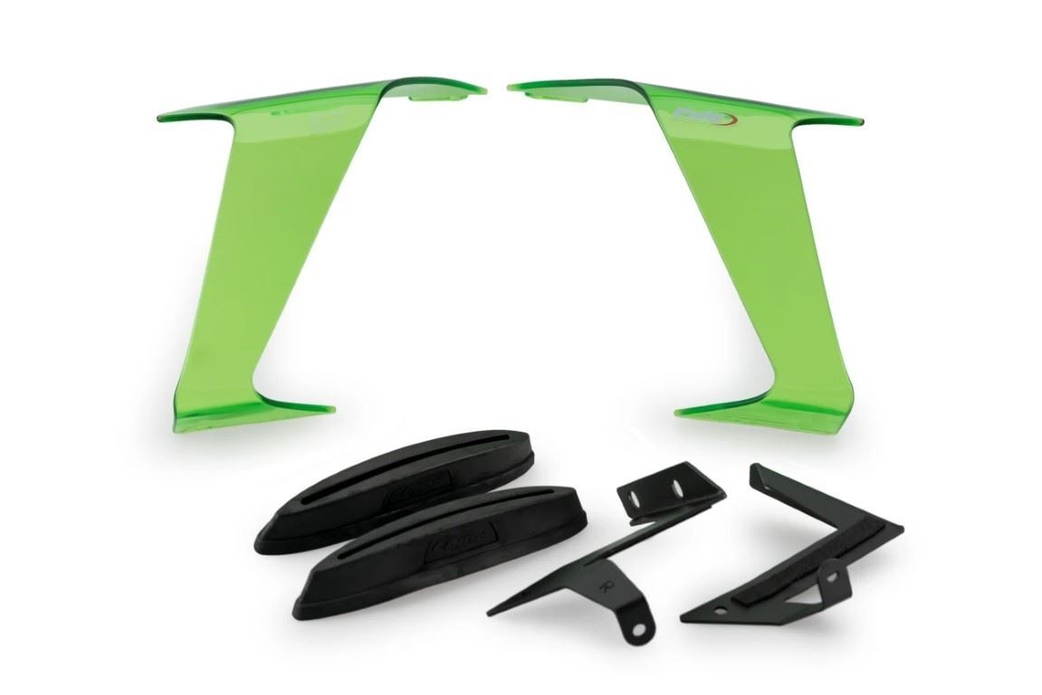 Puig Green Racing Downforce Spoilers For Kawasaki ZX-10RR 2021-2025