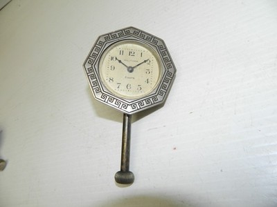 Waltham 8 Day Automobile Car Dash Clock Watch Vintage