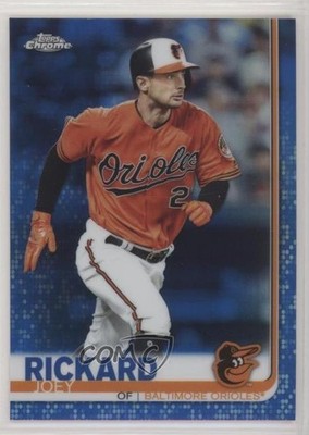 2019 Topps Chrome Blue Refractor 91/150 Joey Rickard #60 2j8