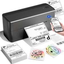 Thermal Label Printer Bluetooth or Shipping Address Labels for small business