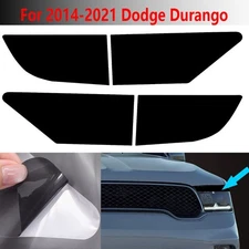 Black Gloss Tint Film Lens Vinyl Wrap taillight For 2014-2021 Dodge Protection