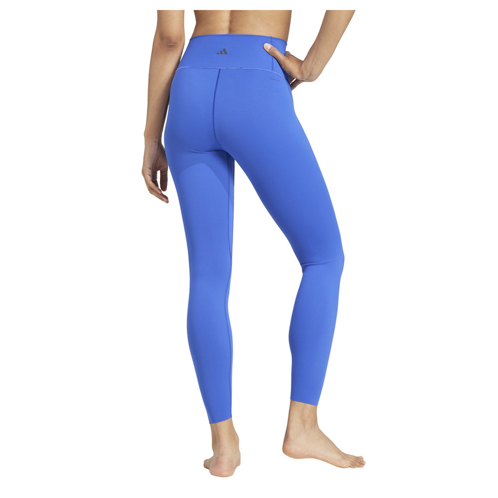 adidas All Me Luxe 78 Leggings Womens Blue Athletic Casual IX0180 thumbnail 3