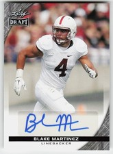 2016 Leaf Draft #A-BM1 Blake Martinez FOOTBALL Stanford Cardinal