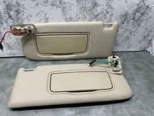 2010-2012volvo Xc60 Ser Homelink Left And Right Set Sun Visor Biege Original