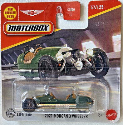 Matchbox 2021 Morgan 3 Wheeler - grün
