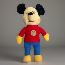 Vintage Walt Disney 1976 Knickerbocker Mickey Mouse Club 12" Stuffed Plush Doll