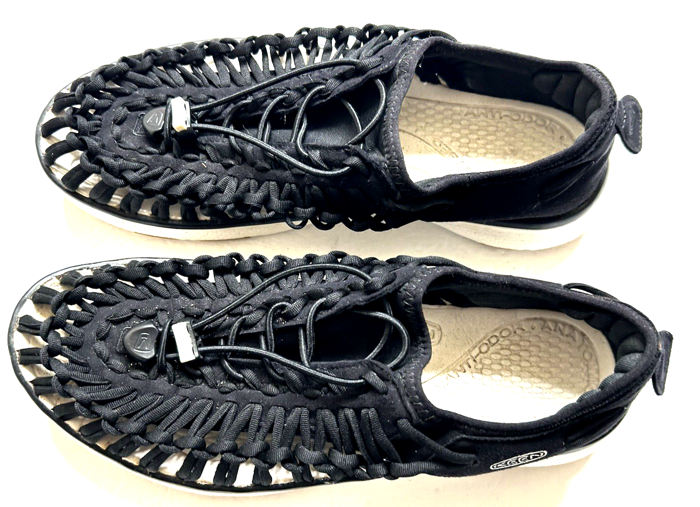 Sandali estivi KEEN neri stile stringato usati donna taglia 9 5M perfetti