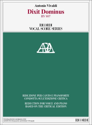 Dixit Dominus RV 807 | Antonio Vivaldi | UMPC Critical Editions | Klavierauszug