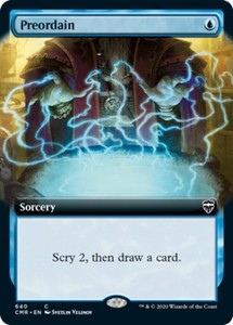 Preordain (Extended Art) - Foil - Commander Legends #640/794