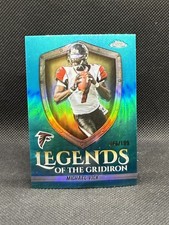 2025 Topps Chrome Legends of the Gridiron Michael Vick Aqua Refractor /199