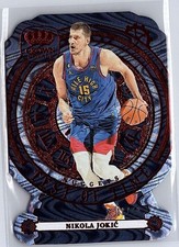 2023-24 Panini Crown Royale Test Of Time Red #6 Nikola Jokic /49 NM