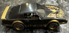 Vintage Tyco Turbo Pontiac Firebird HO Slot Car, Black/Gold - Untested
