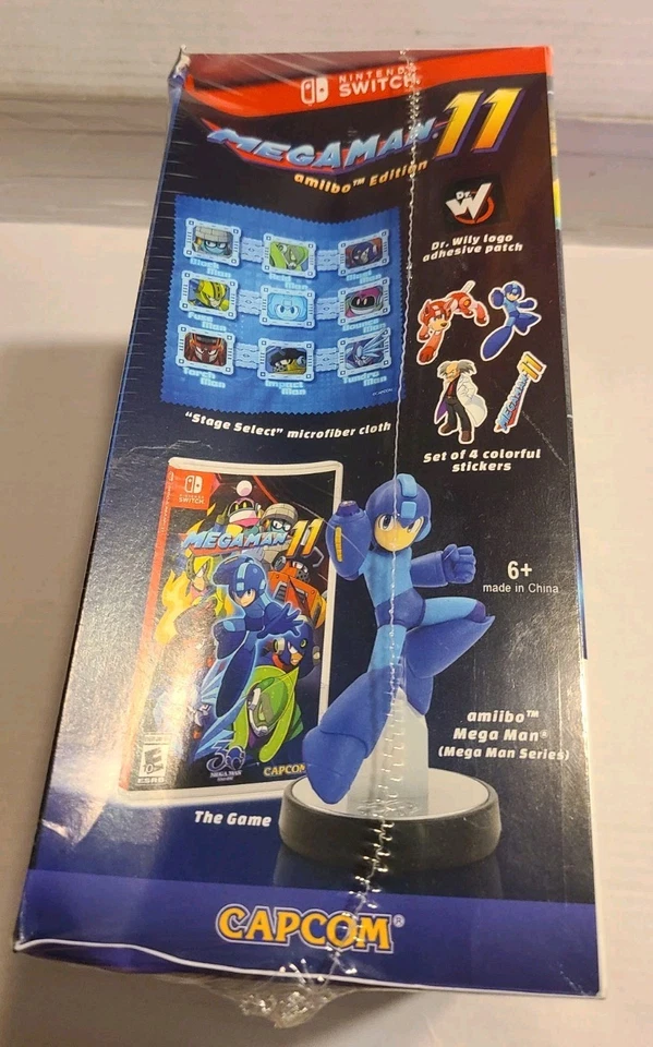 Mega Man 11 Limited Gamestop Limited Edition Game+MegaMan Amiibo Nintendo Switch - Image 2 of 4