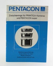 Manual Pentacon Spacer Rings for Praktica And Pentacon Super