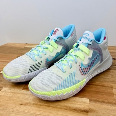 Nike Kyrie Irving Flytrap 5 Basketball Shoes Sneakers White Blue Size Mens 8.5