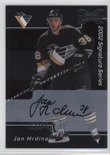 2002 ITG Be A Player Signature Series 2001-02 Buybacks Jan Hrdina #023 Auto 4kz